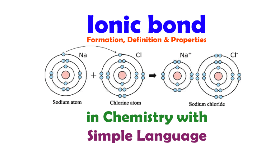 Ionic Bond And Ionic Bond Formation Definition Properties In 